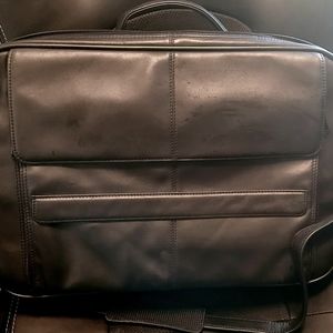 Genuine Leather Shoulder Computer Bag